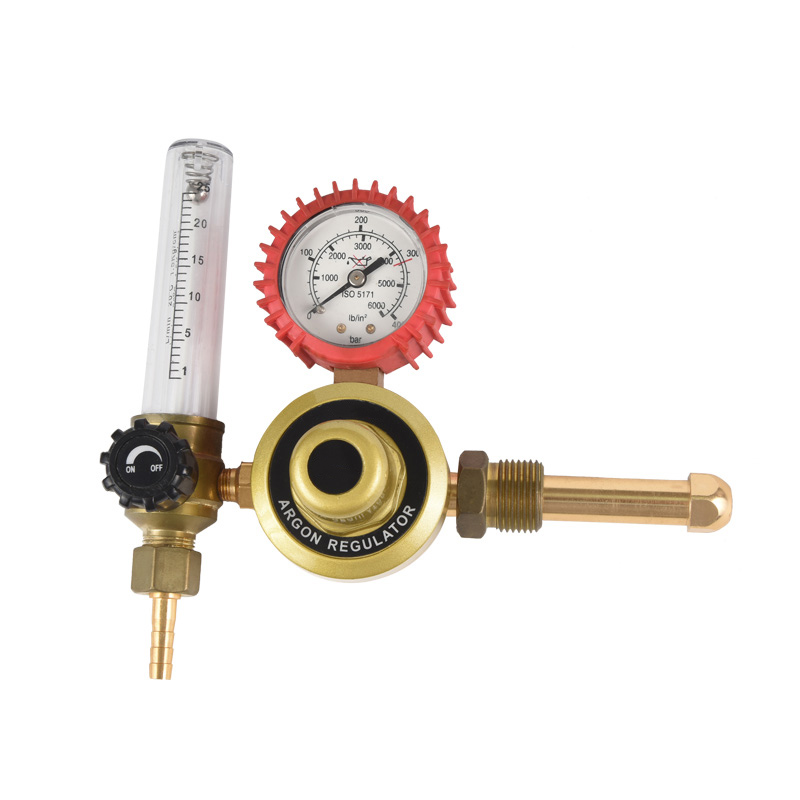 African Type South Africa Tee Design Argon Regulator with Flowmeter Pressure Regulator