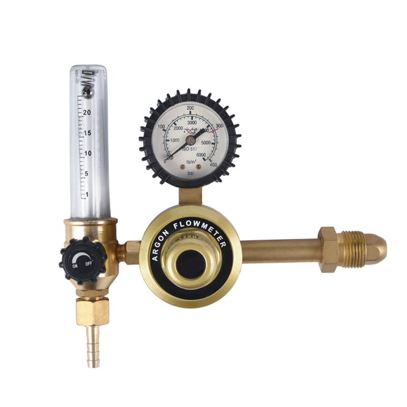 African Type South Africa Tee Design Argon Regulator with Flowmeter Pressure Regulator