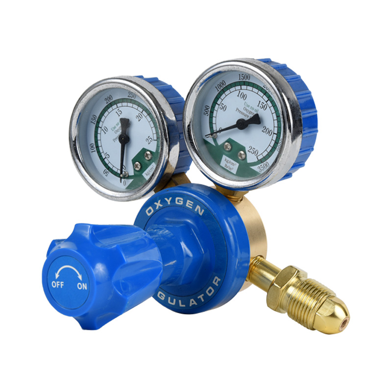 Oxygen Regulator Full Brass Gas Regulator Industrial Cylinder Use for Cutting and Welding