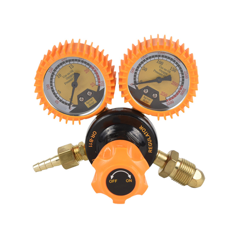 Oxygen Regulator Full Brass Gas Regulator Industrial Cylinder Use for Cutting and Welding