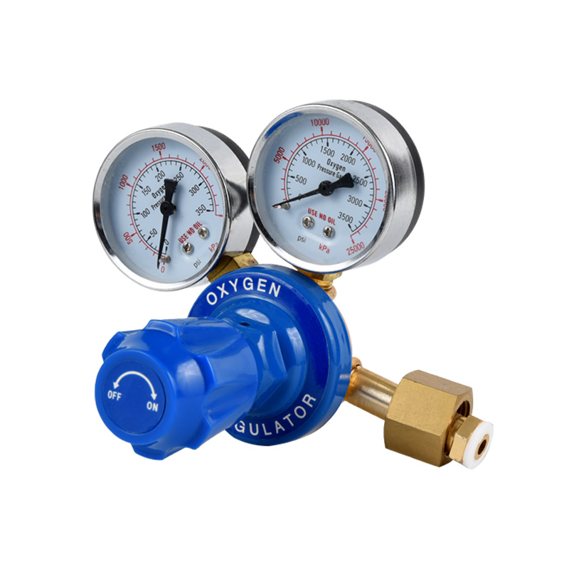 Oxygen Regulator Full Brass Gas Regulator Industrial Cylinder Use for Cutting and Welding