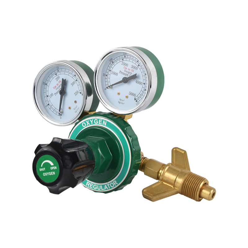 Oxygen Regulator Full Brass Gas Regulator Industrial Cylinder Use for Cutting and Welding