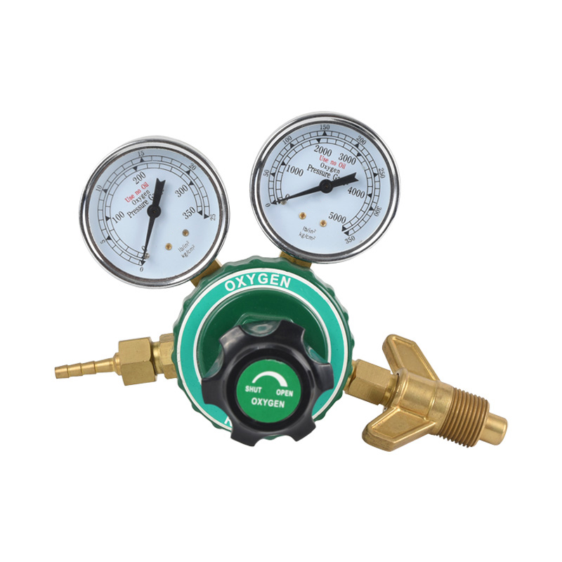 Oxygen Regulator Full Brass Gas Regulator Industrial Cylinder Use for Cutting and Welding